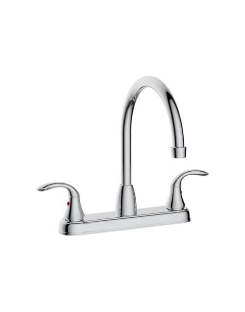 Mezclador Para Lavaplatos 8 Pulgadas Corona Chroma Metal
