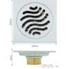 REJILLA DE PISO SMART OLAS