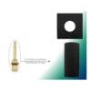 REGISTRO DUCHA SMART CUADRADO NEGRO