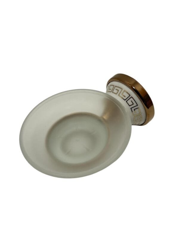 ACCESORIOS BAÑO ORO ROSA PORCELANA