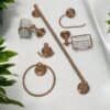 ACCESORIOS BAÑO COLOR BRONCE REDONDO 200-6HGT