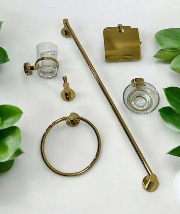 ACCESORIOS BAÑO DORADO 5500-6TJ
